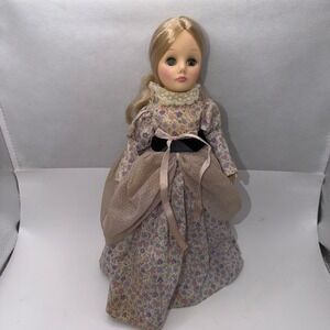 Effanbee Doll 11" Vintage 1975 Floral Prairie Dress‎ Cottagecore Collectible Toy